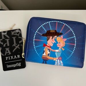 NWT Loungefly Pixar Woody and Bo Peep Toy Story 4 Scene Wallet